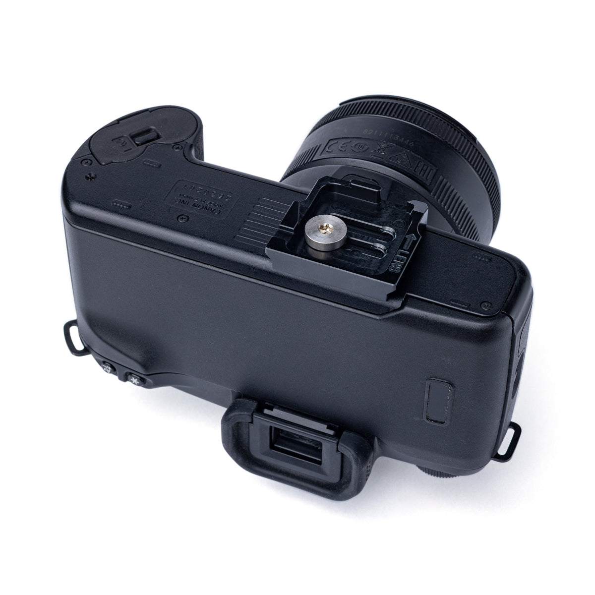 black tripod plate adapter